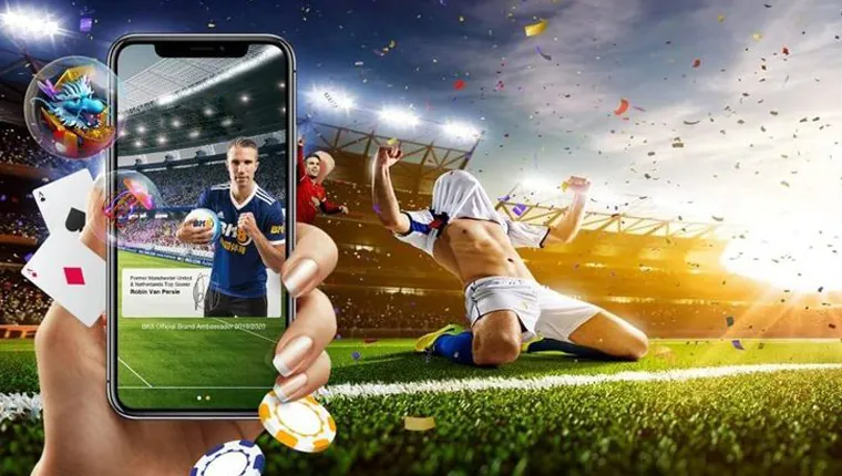 A player thoughtfully selecting an online casino on a tablet, with rich9 branding subtly integrated, representing the vast online casino landscape and the importance of choice.